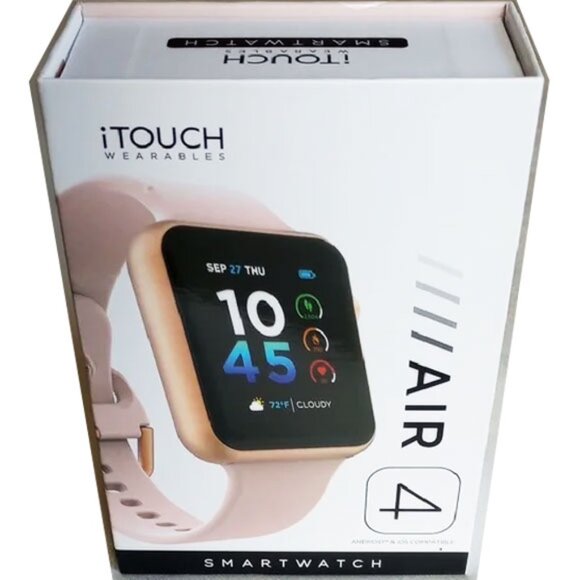 NWT iTouch Wearables Air 4 Smartwatch Blush - Picture 1 of 10